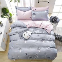 Load image into Gallery viewer, Bedding Set Fashion house  luxury bed cover sheet Pillowcase Wavy stripes Home textile  Family Bed Linens  High Quality