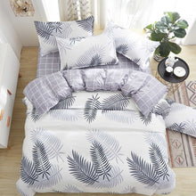 Load image into Gallery viewer, Bedding Set Fashion house  luxury bed cover sheet Pillowcase Wavy stripes Home textile  Family Bed Linens  High Quality