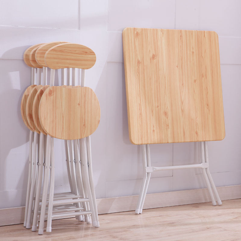 Simple modern folding table portable desk  kitchen table furniture  mesas plegables madera