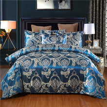 Load image into Gallery viewer, Luxury Jacquard Bedding set Single Queen King Size Duvet Cover Set Bed Linen Quilt Cover