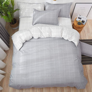 Bedding Set Fashion house  luxury bed cover sheet Pillowcase Wavy stripes Home textile  Family Bed Linens  High Quality